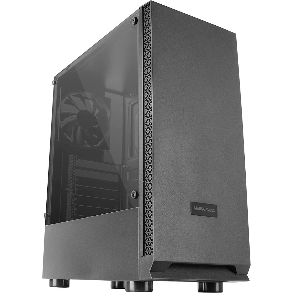 Caixa ATX Mars Gaming MCN2 Vidro Temperado Preta - Image 1
