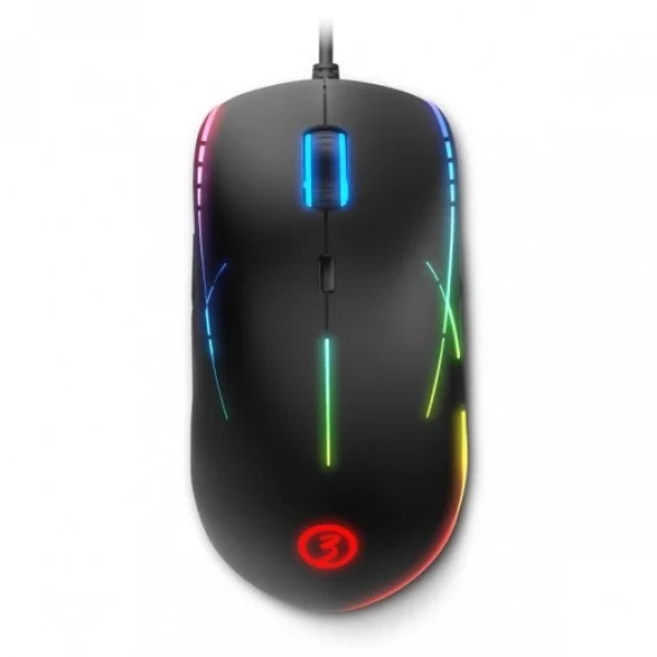 RATO ÓPTICO OZONE NEON X50 RGB 6200DPI PRETO