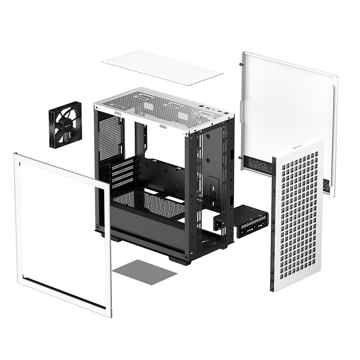 Caixa DeepCool Micro-ATX CH370 Branca - Image 2