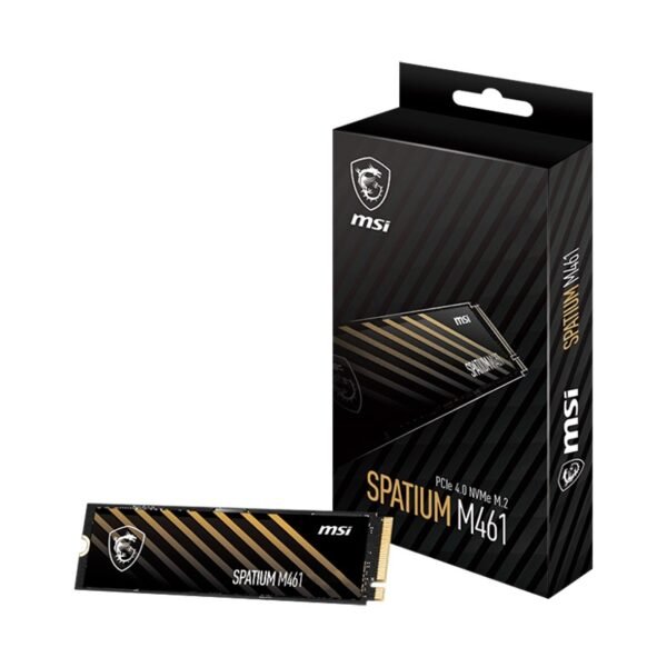 Disco SSD M.2 2280 MSI Spatium M461 4TB 3D NAND NVMe