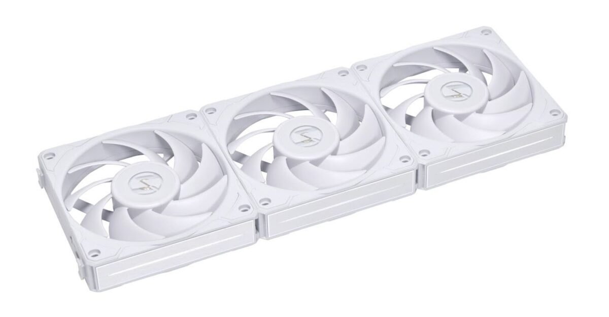 Ventoinha Lian Li UNI P28 PWM Branco 120mm (Pack 3) - Image 2