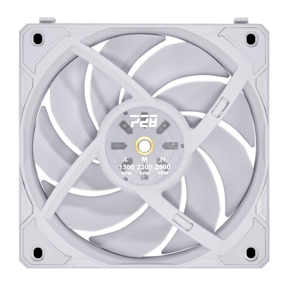 Ventoinha Lian Li UNI P28 PWM Branco 120mm (Pack 3) - Image 5