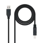 Cabo USB 3.0 Nanocable Tipo A/M-B/M 2 M Preto