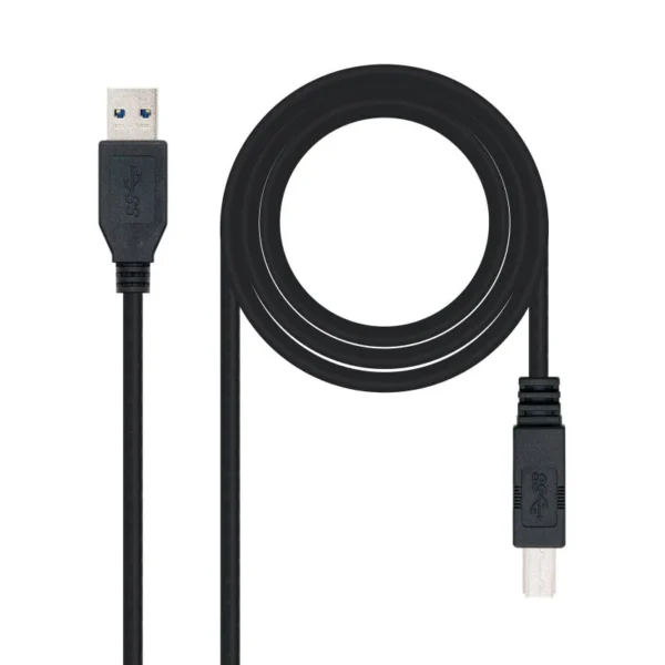Cabo USB 3.0 Nanocable Tipo A/M-B/M 2 M Preto