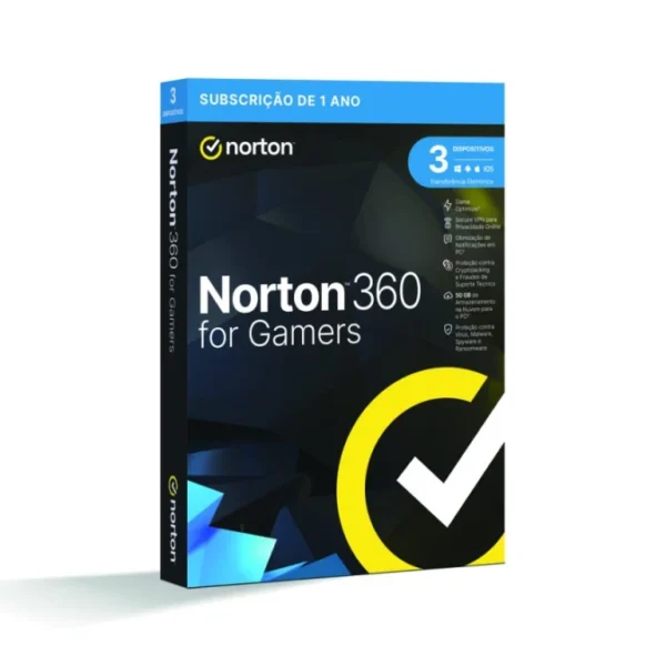 NORTON 360 FOR GAMERS 50GB PO 1 USER 3 DEVICE