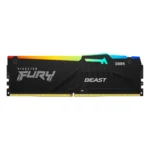 Memoria Ram 128GB 5200MT/s DDR5 CL40 DIMM (Kit of 4) FURY Beast RGB XMP