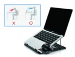 Base de Refrigeração para Portátil até 15.6" Conceptronic Thana Ergo S Preta - Image 4