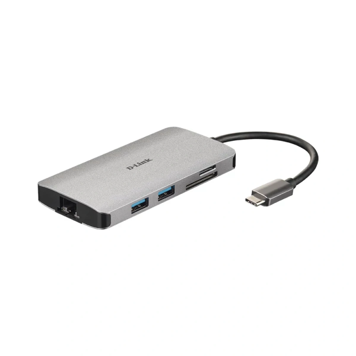Adaptador D-Link USB-C p/ 3 USB 3.0 + 1 HDMI + Leitor de Cartões + USB-C - Image 1