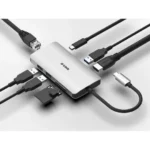 Adaptador D-Link USB-C p/ 3 USB 3.0 + 1 HDMI + Leitor de Cartões + USB-C - Image 2