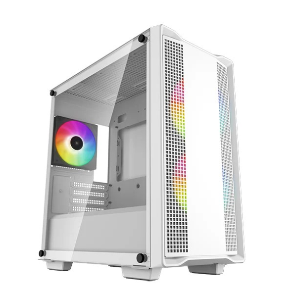 Caixa DeepCool CC360 ARGB Micro-ATX Vidro Temperado Branca