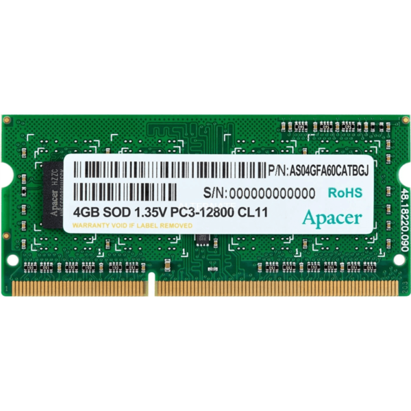 Memória RAM Apacer 4GB DDR3 1600 MHz