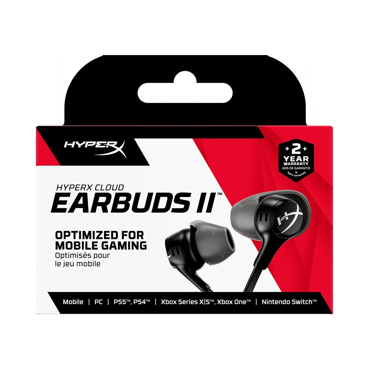 Auriculares HyperX Cloud Earbuds II Black - Image 2