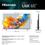 Televisão Smart TV Hisense Série U6KQ (2023) 65" Mini-LED 4K UHD VIDAA - Image 2