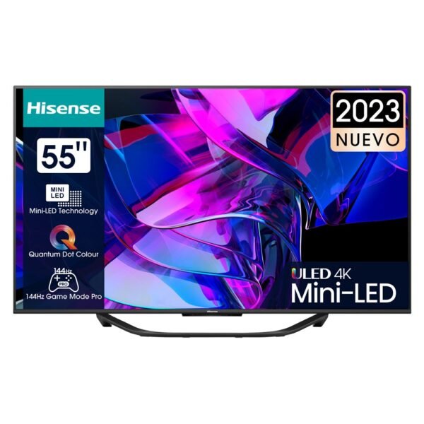 Televisão Smart TV Hisense Série U7KQ (2023) 55" Mini-LED 4K UHD