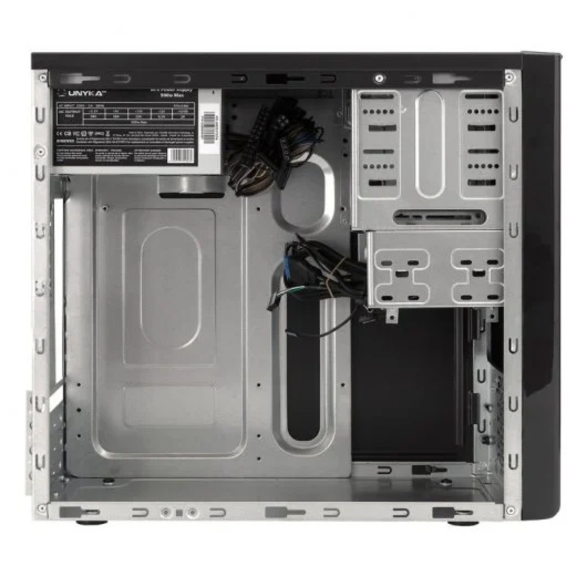 Caixa MICRO-ATX UNYKAch UK 6011 + Fonte de Alimentação 500W - Image 2