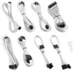 Kit de Cabos Duplo CableMod RT-Series Pro ModMesh 12VHPWR para ASUS/Seasonic Branco - Image 2