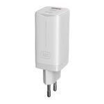 Carregador 1Life pa:xpress 65W GaN USB-C + USB-A Branco