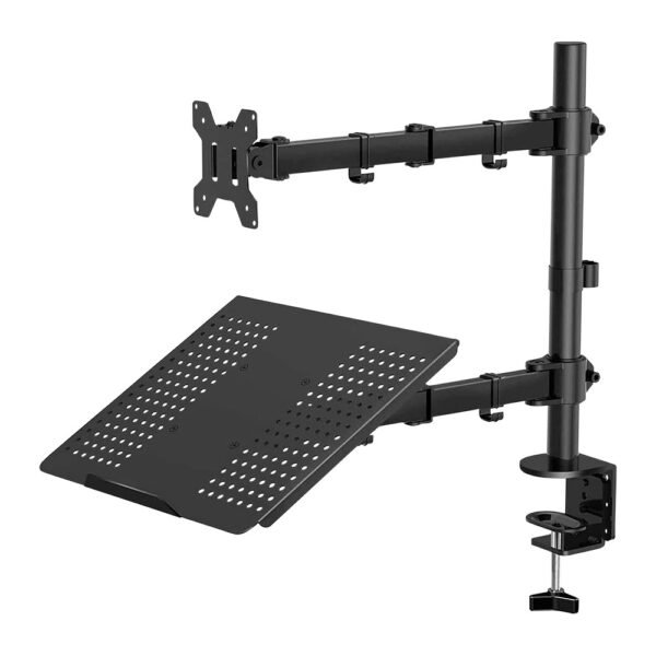 Suporte de Monitor + Portátil 1Life spt:13"/27" Articulado Preto