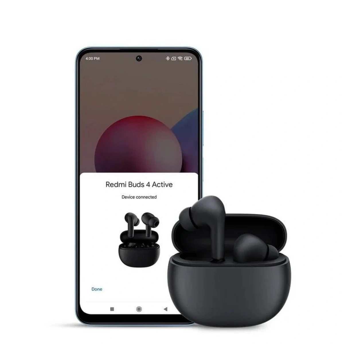 Auriculares True Wireless Xiaomi Redmi Buds 4 Active Preto - Image 3