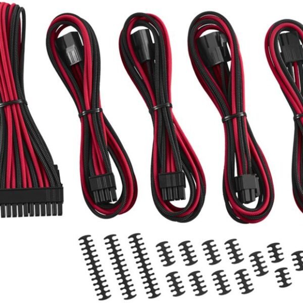 Kit de Expansão CableMod Classic ModMesh - 8+6 Series - Preto / Vermelho