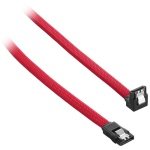 Cabo SATA III 90º CableMod ModMesh 30cm - Vermelho