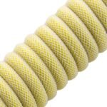 Cabo Coiled CableMod Classic para Teclado USB A - USB Type C 150cm - Lemon Ice - Image 2