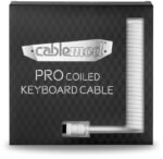 Cabo Coiled CableMod Pro para Teclado USB A - USB Type C 150cm - Glacier White - Image 5