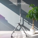 Suporte de Chão Tooq iSTAND com Rodas para Ecrãs 50"- 86" Cinzento - Image 8