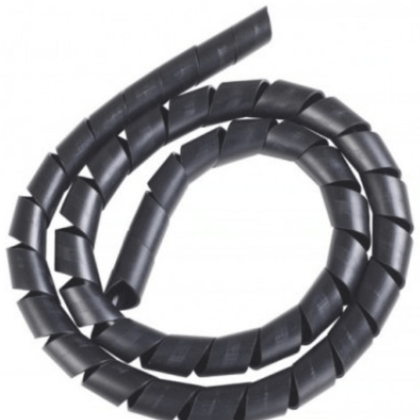 Tubo para Arrumação de Cabos LTC Cable Tube Preto 2 Metros