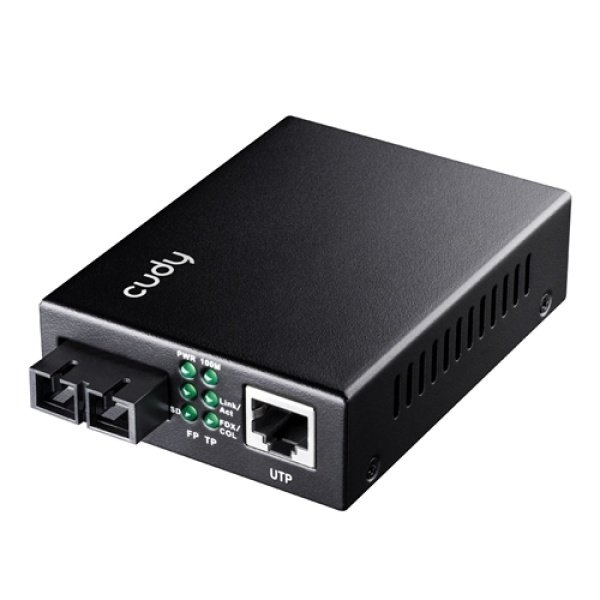 Conversor Fibra Cudy MC100SA-20 10/100Mbps Single-Mode