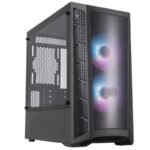Caixa Cooler Master MasterBox Micro-ATX MB320L ARGB Vidro Temperado Preta