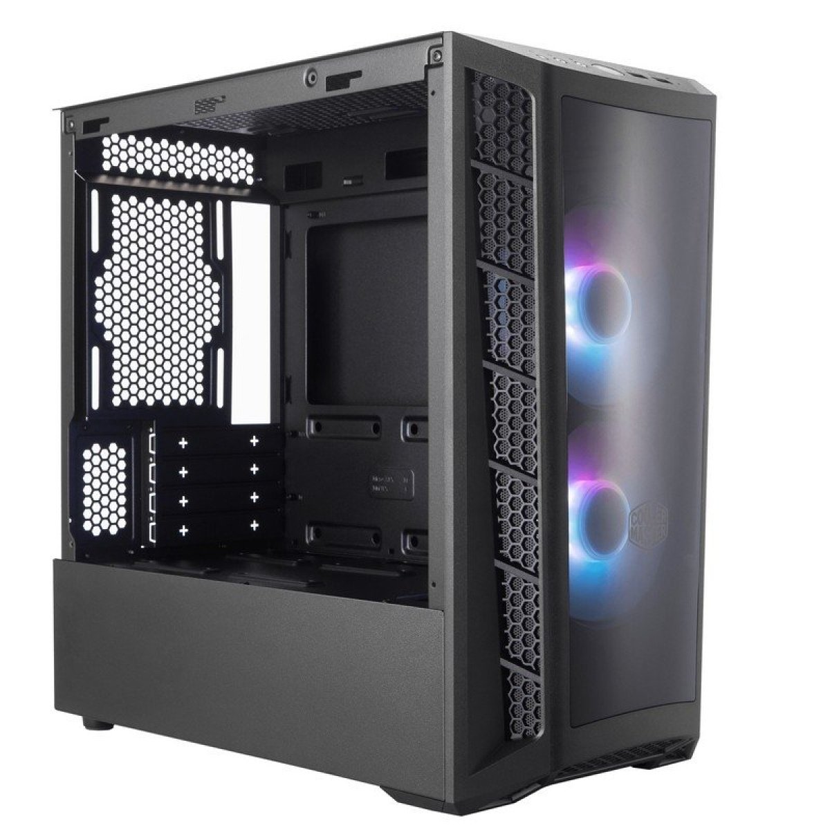 Caixa Cooler Master MasterBox Micro-ATX MB320L ARGB Vidro Temperado Preta - Image 3