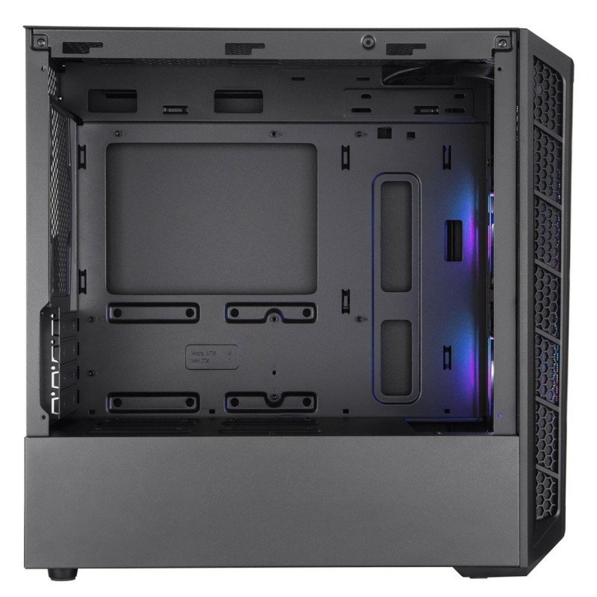 Caixa Cooler Master MasterBox Micro-ATX MB320L ARGB Vidro Temperado Preta - Image 5