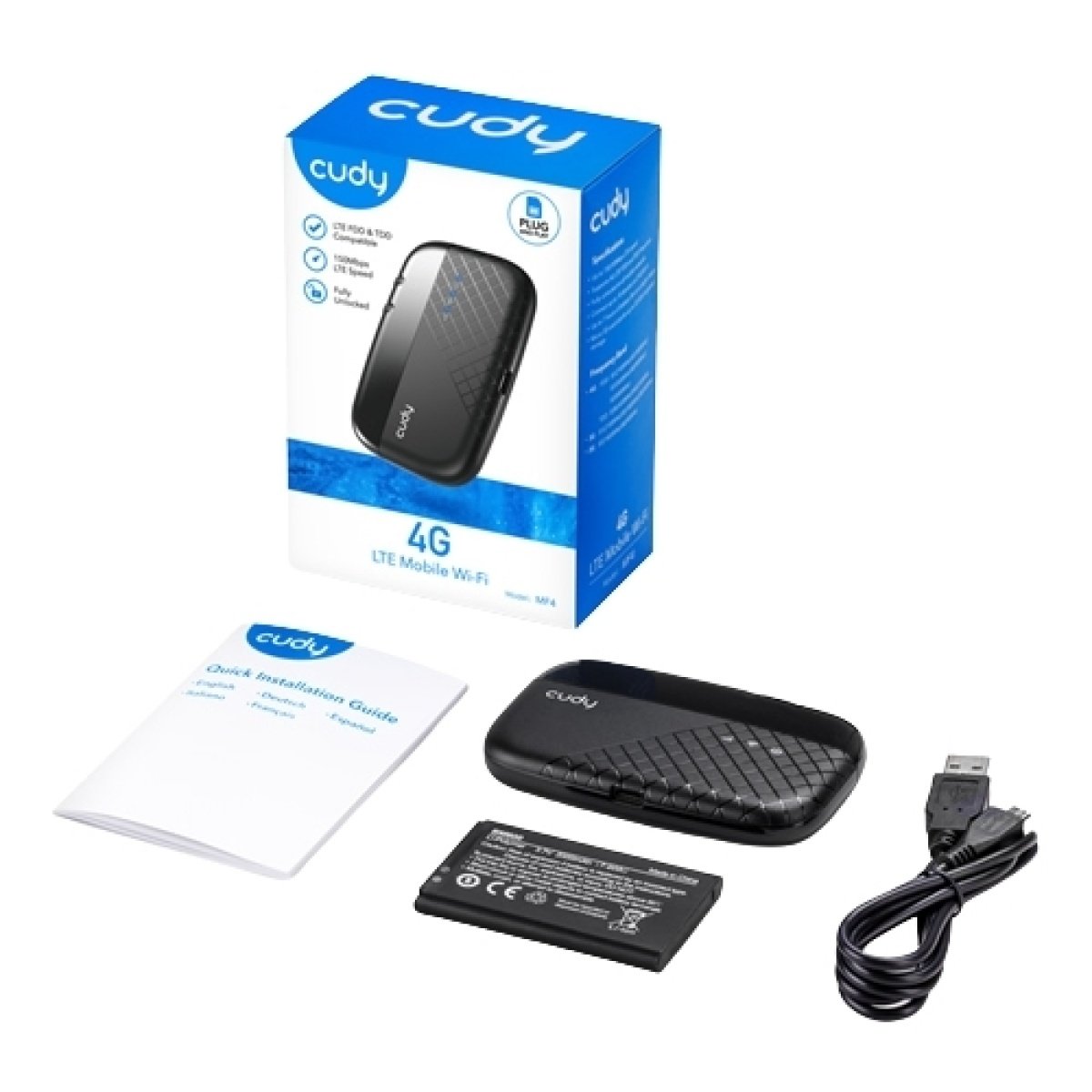 Router Cudy MF4 AC1300 WiFi High Gain USB 3.0 4G - Image 3