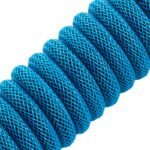 Cabo Coiled CableMod Classic para Teclado USB A - Micro USB 150cm - Spectrum Blue - Image 2