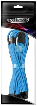 Cabo CableMod C-Series Pro ModMesh 12VHPWR 3x PCI-e para Corsair 60cm Azul Claro - Image 3