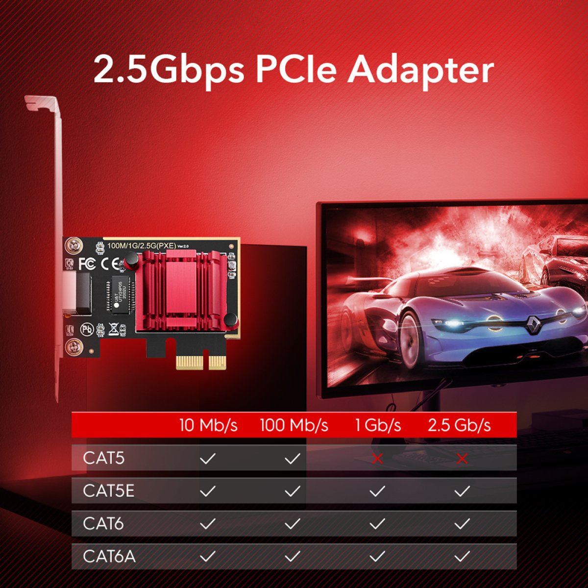 Placa de Rede Cudy PE25 2.5Gbps PCI Express - Image 3
