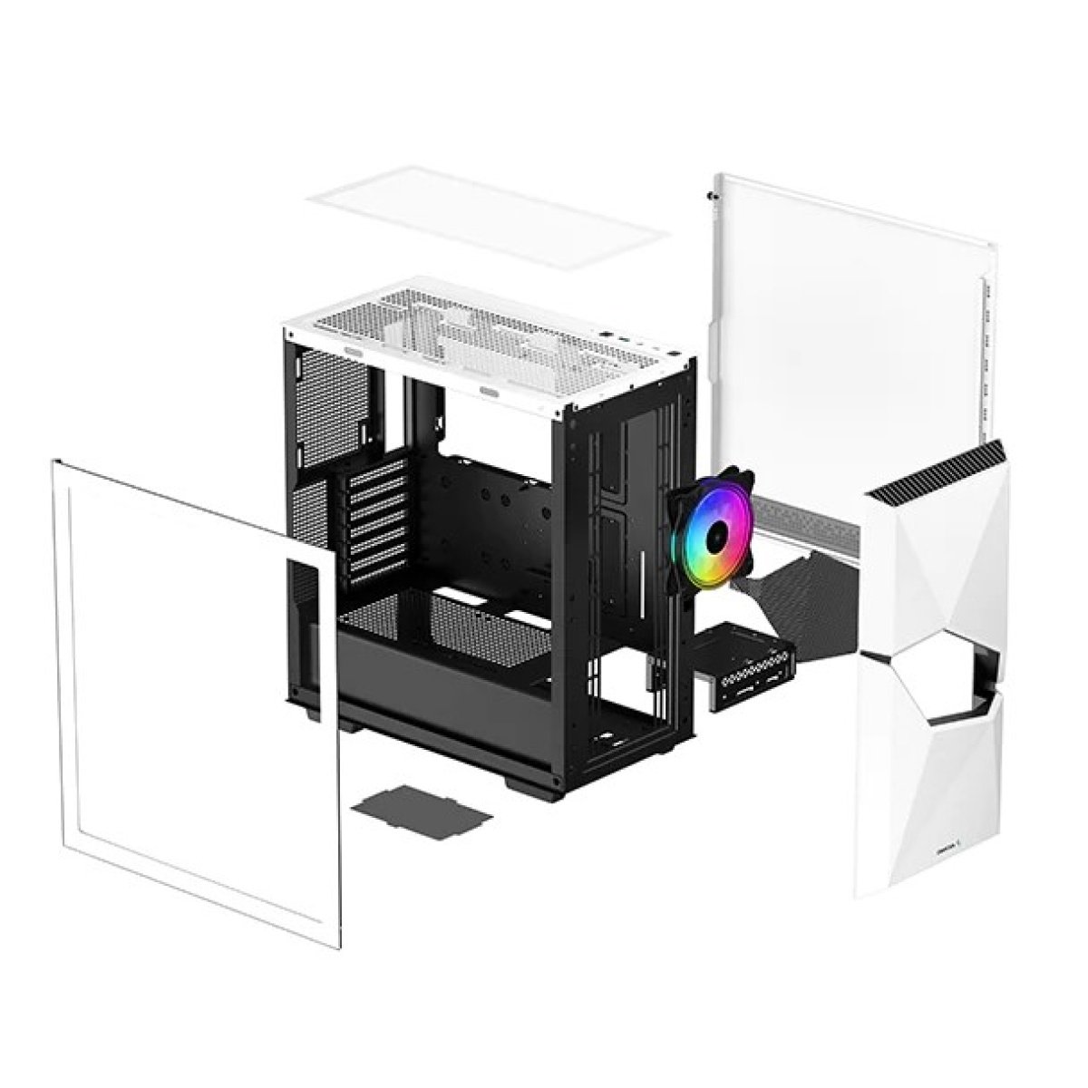 Caixa DeepCool ATX CYCLOPS ARGB Branca - Image 2