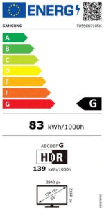 Televisão Samsung CU7105 (2023) Crystal UHD SmartTV 55" LED 4K UHD - Image 11