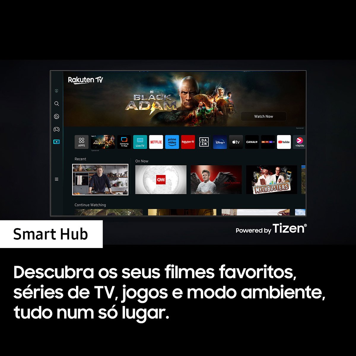Televisão Samsung CU7105 (2023) Crystal UHD SmartTV 55" LED 4K UHD - Image 6
