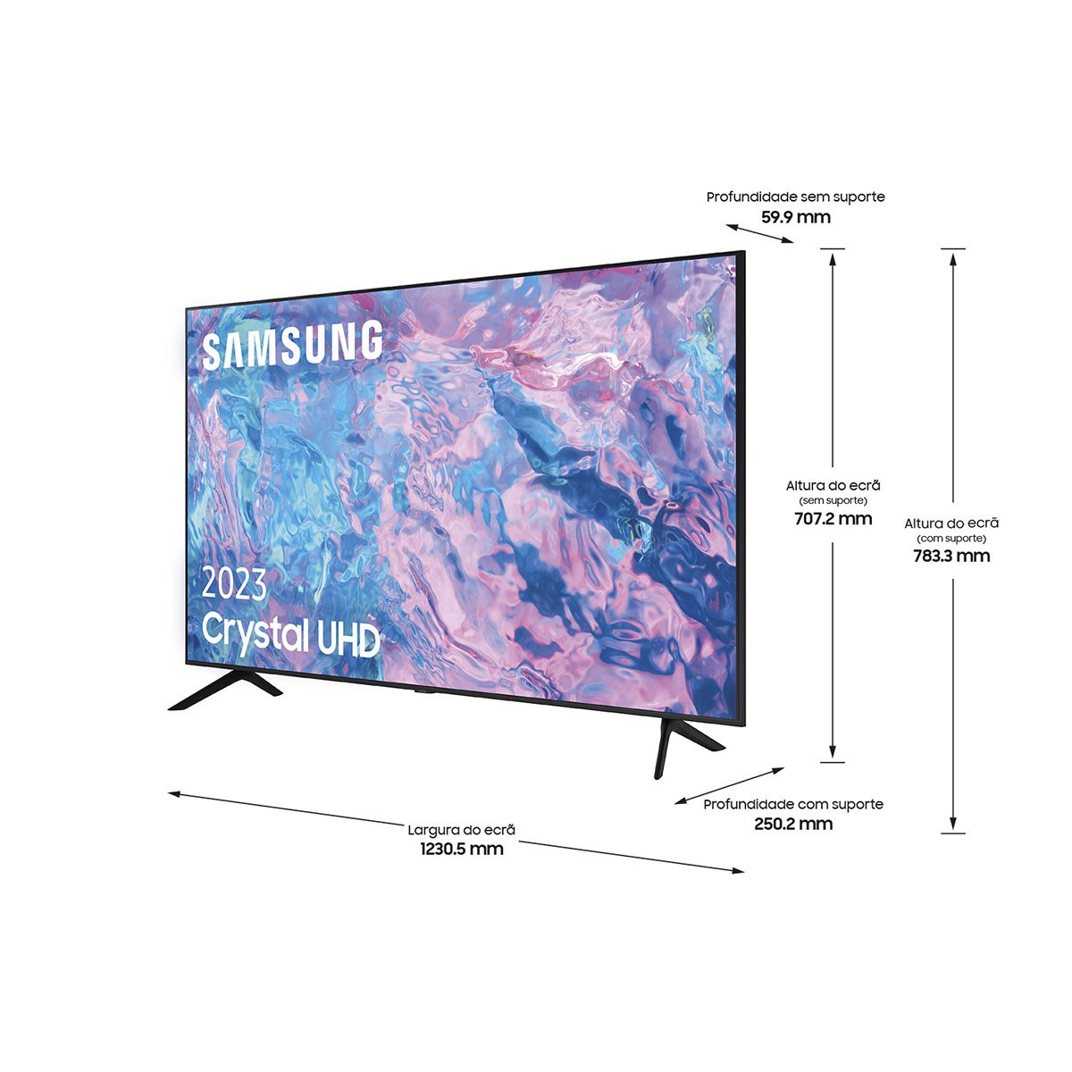 Televisão Samsung CU7105 (2023) Crystal UHD SmartTV 55" LED 4K UHD - Image 8