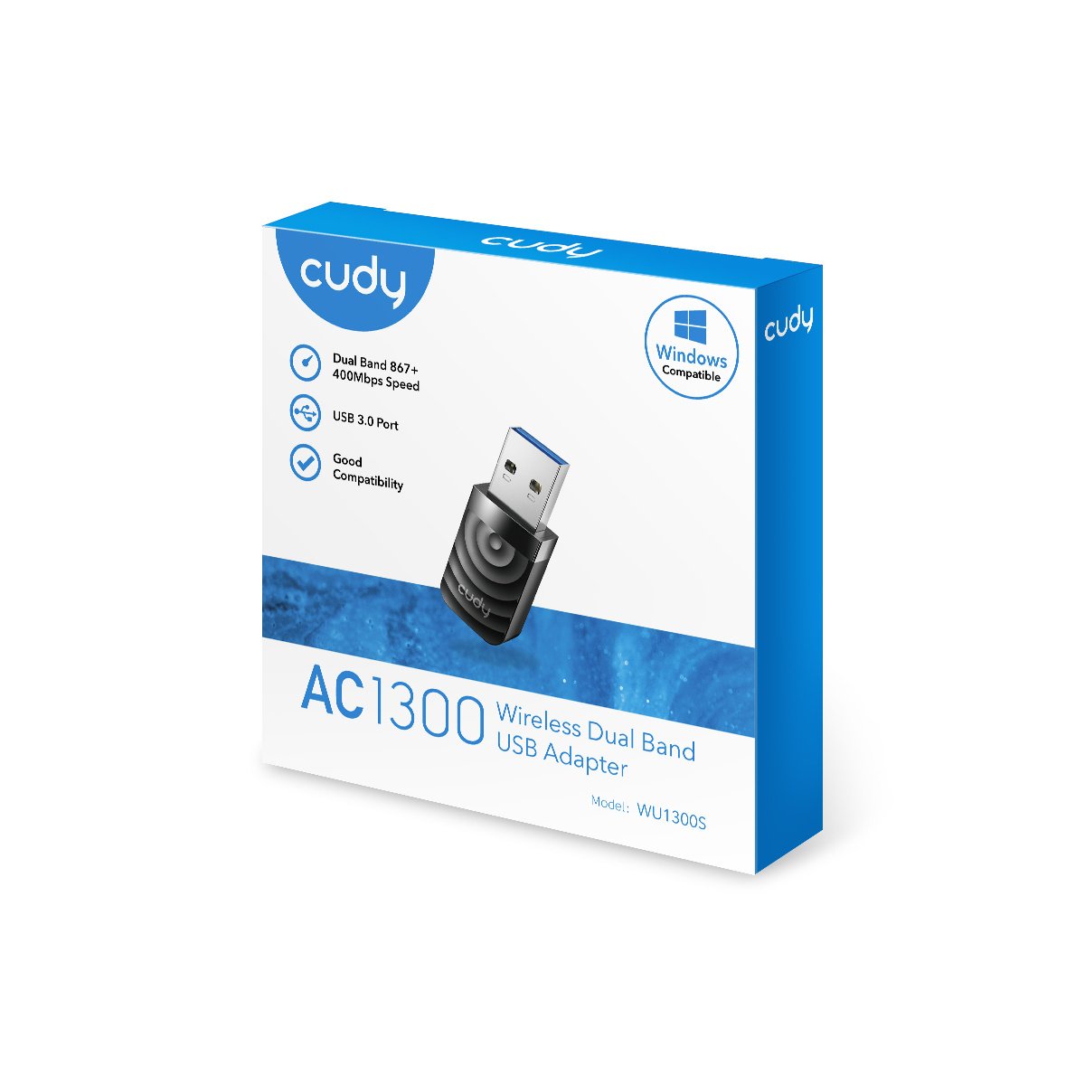 Adaptador USB Cudy WU1300S AC1300 High Gain Wi-Fi - Image 2