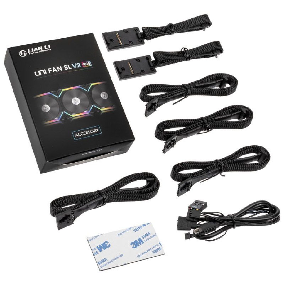 Controlador Lian Li UNI HUB SLV2 Preto - Image 2