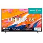 Televisão Hisense 58A6K 58" 4K Ultra HD Smart TV Wi-Fi
