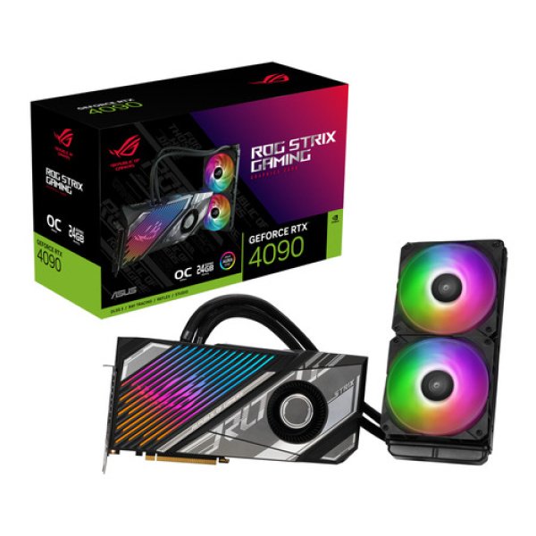 Placa Gráfica Asus GeForce RTX 4090 ROG STRIX OC LC 24GB DLSS3