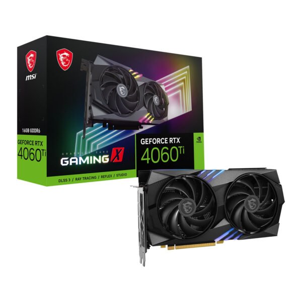 Placa Gráfica MSI GeForce RTX 4060 Ti Gaming X 16G GDDR6 DLSS3