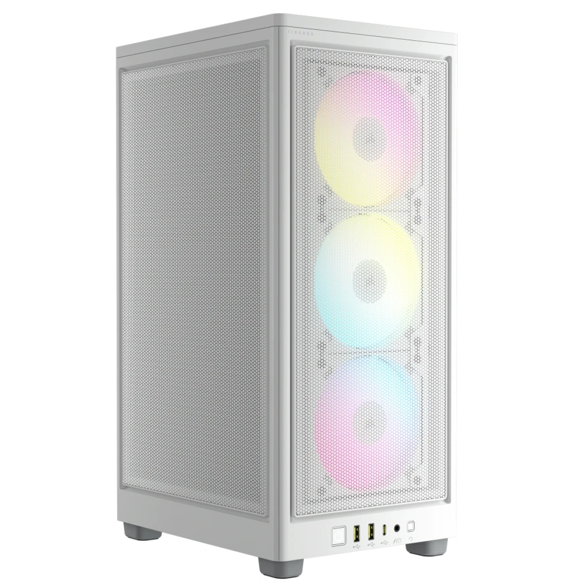 Caixa Mini-ITX Corsair iCUE 2000D Airflow RGB Branca - Image 1