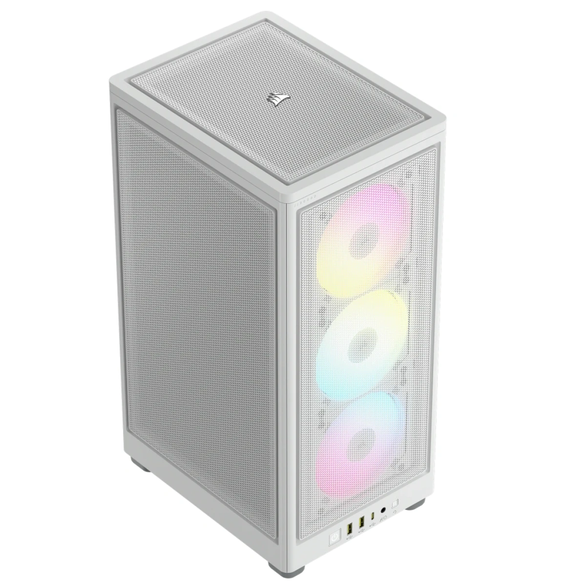 Caixa Mini-ITX Corsair iCUE 2000D Airflow RGB Branca - Image 2