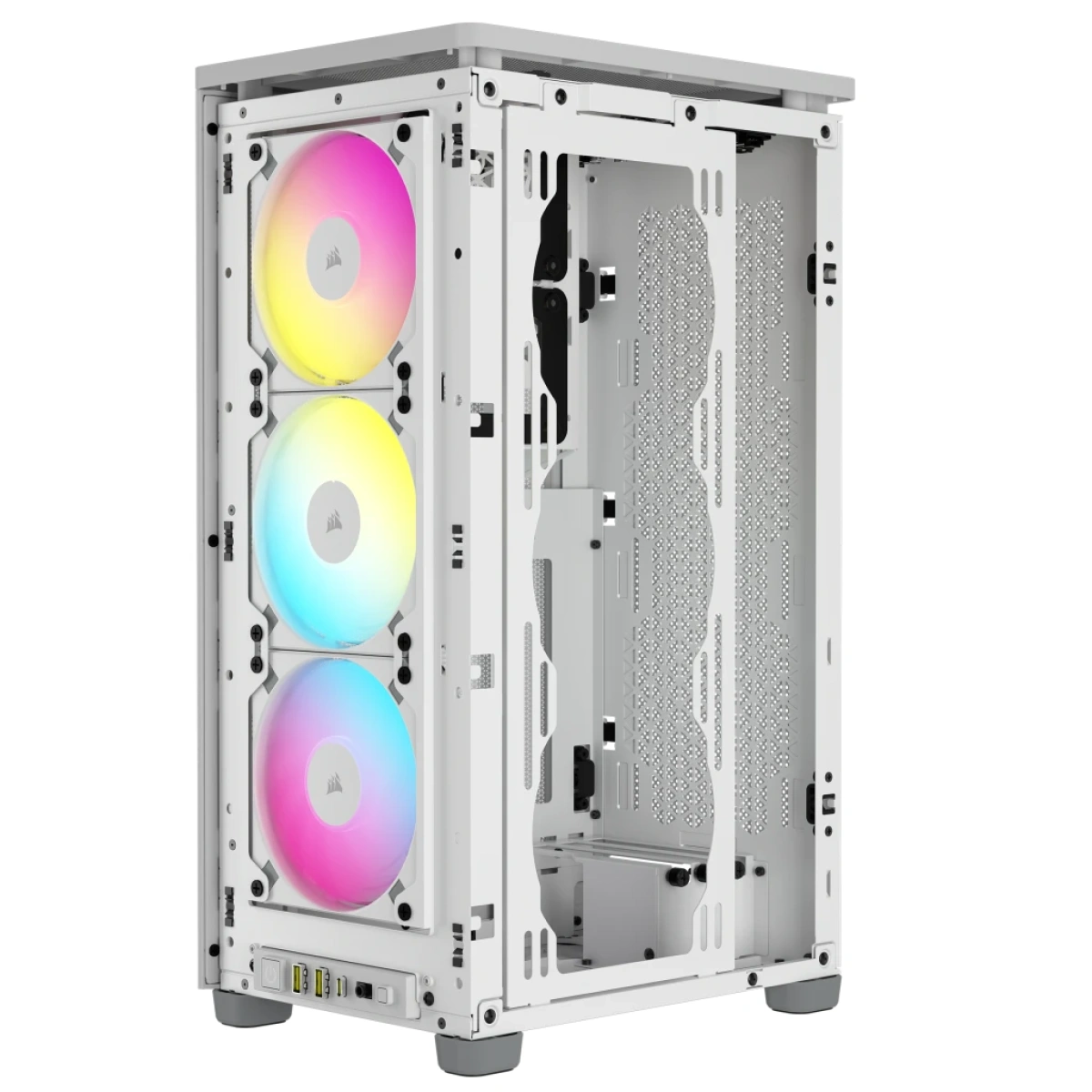 Caixa Mini-ITX Corsair iCUE 2000D Airflow RGB Branca - Image 7