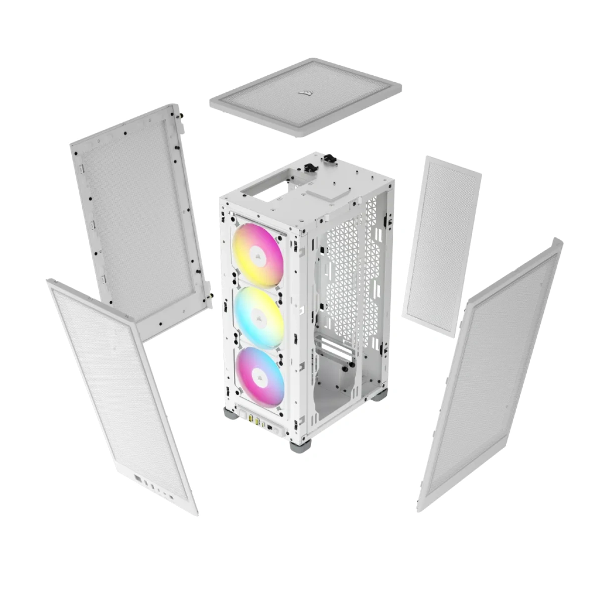 Caixa Mini-ITX Corsair iCUE 2000D Airflow RGB Branca - Image 9